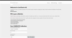 Desktop Screenshot of carddust.com