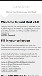 Mobile Screenshot of carddust.com